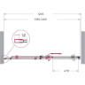 Душевая дверь BELBAGNO MARINO-BF-1-120-C-Cr