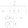 Душевой лоток BELBAGNO LUCE 80 см, BB-LD-LUCE-80-NERO