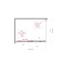 Душевой уголок BELBAGNO UNO-195-AH-1-110/80-C-Cr