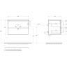 Тумба под раковину BELBAGNO KRAFT KRAFT-750-2C-SO-СO 75 см, подвесная, бежевый матовый KRAFT-750-2C-SO-CO