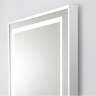 Зеркало BELBAGNO SPC-KRAFT-1200-800-LED-TCH-WARM в алюминиевой раме со встроенным светильником, сенсорным выключателем и подогревом, 1200x32x800